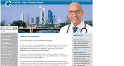 Desktop Screenshot of prof-wendt.de