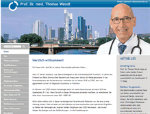 Tablet Screenshot of prof-wendt.de