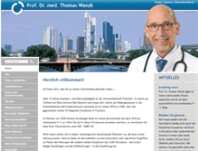 Tablet Screenshot of prof-wendt.com